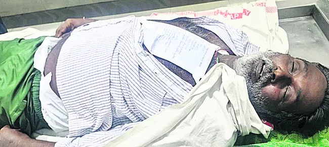 గడ్డి మందు తాగిన వ్యక్తి మృతి 