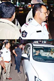 Man Action On Anantapur Traffic CI Venkatesh Nayak11
