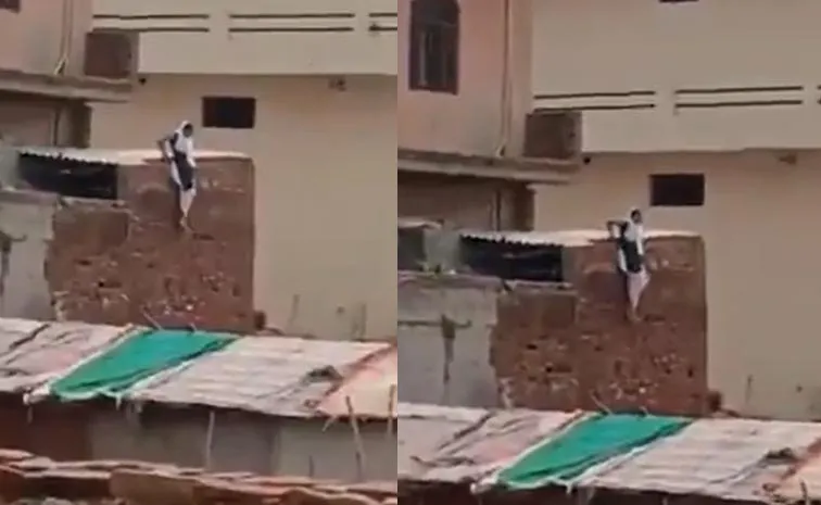 UP Baghpat Married Woman Hotel Roof Video Viral5