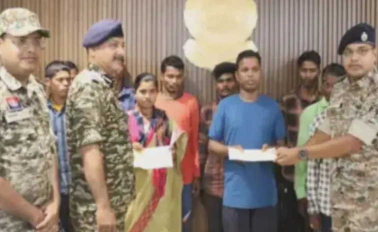 12 Maoists Surrender Before Kothagudem Police Station