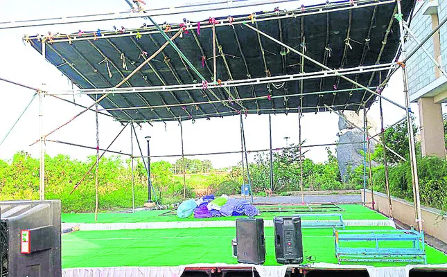 ఆవిర్భావ వేడుకలకు ఏర్పాట్లు పూర్తి
