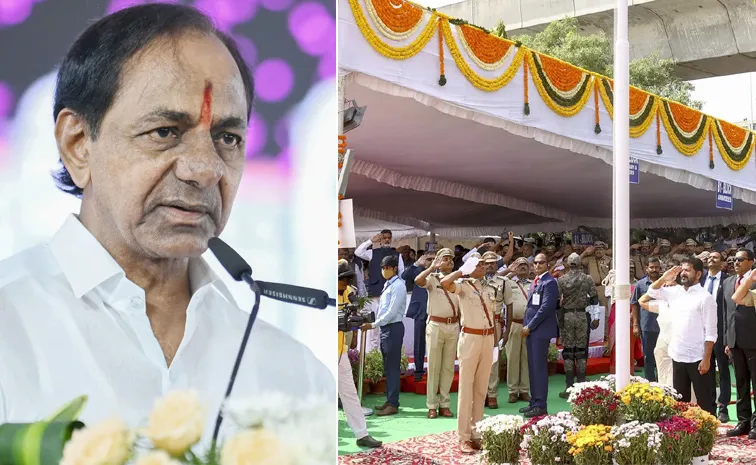 తెలంగాణ ఆవిర్భావ దినోత్సవం.. కేసీఆర్‌, పార్టీ నేతల శుభాకాంక్షలు
