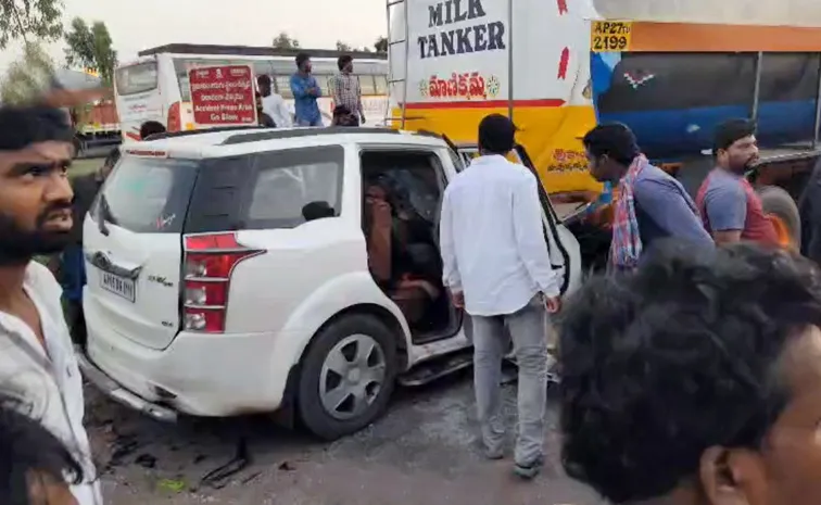 Road Accident in West Godavari