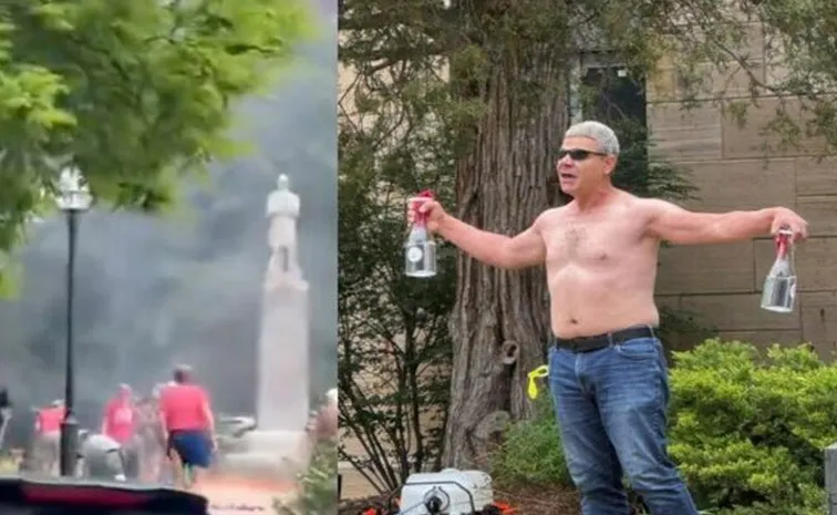 Man Throws Fire Bomb Shouts Free Palestine in US