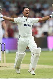 Yashasvi jaiswal hits century against england in Leeds Test1