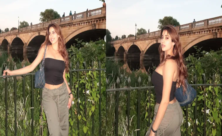 Bollywood actress Janhvi Kapoor Vacation enjoy at london with Boy Friend