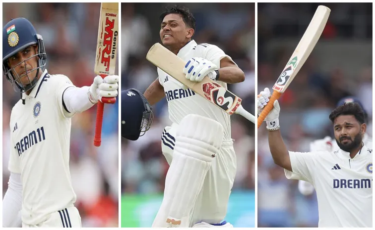 గిల్‌, జైశ్వాల్‌, పంత్ సెంచరీలు.. తొలి ఇన్నింగ్స్‌లో భారత్ భారీ స్కోర్‌