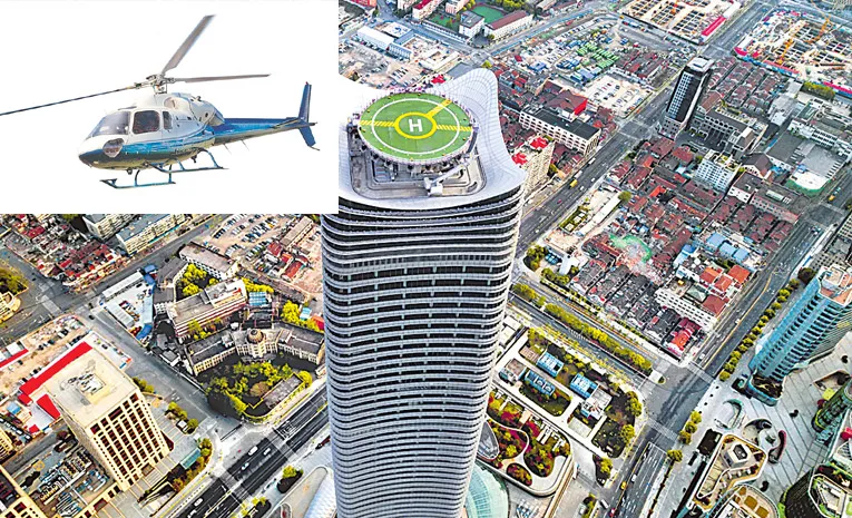 Helipads set up for five projects in hyderabad