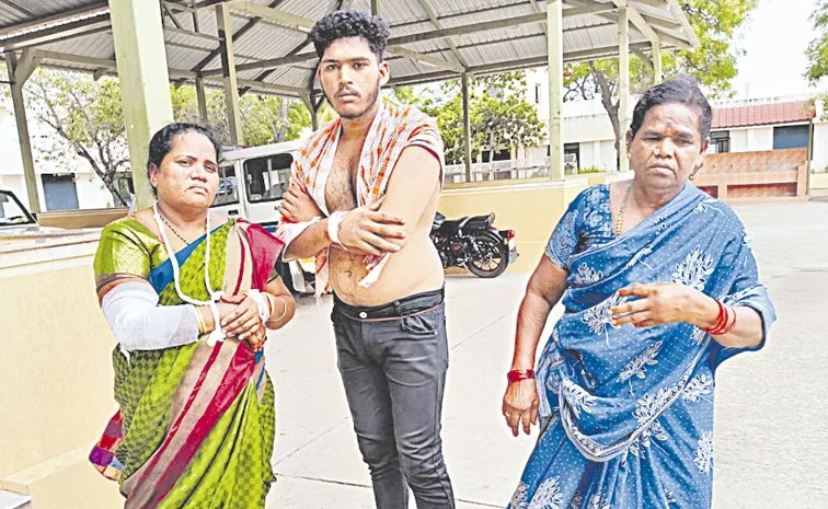 Police OverAction On woman: Sree Sathya Sai District