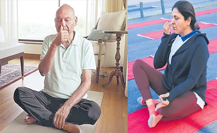 International Yoga Day celebrations in corporate companies