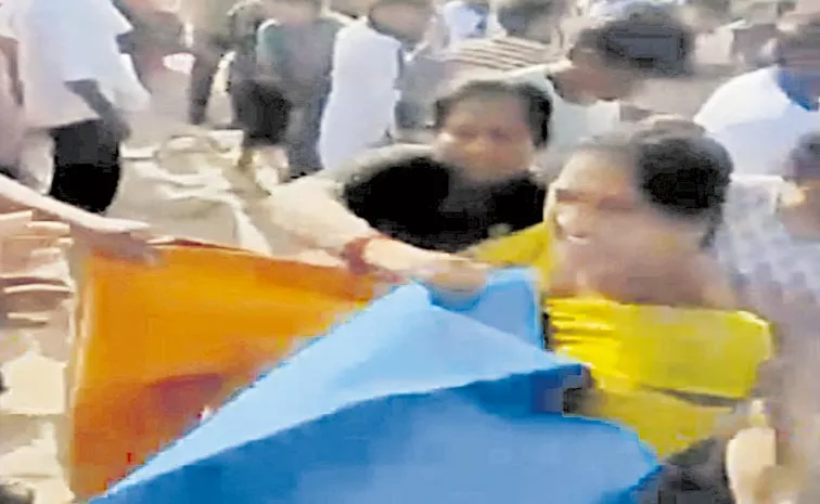 Clashes over yoga mats: Andhra pradesh