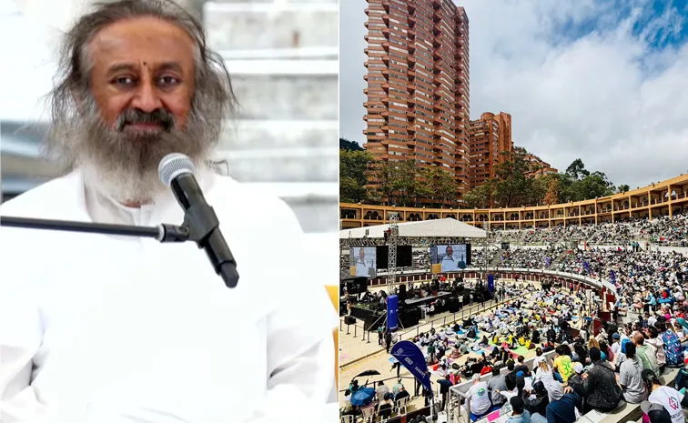 Pandit Sri Ravi Shankar Yoga Day Celebrations In Colombia