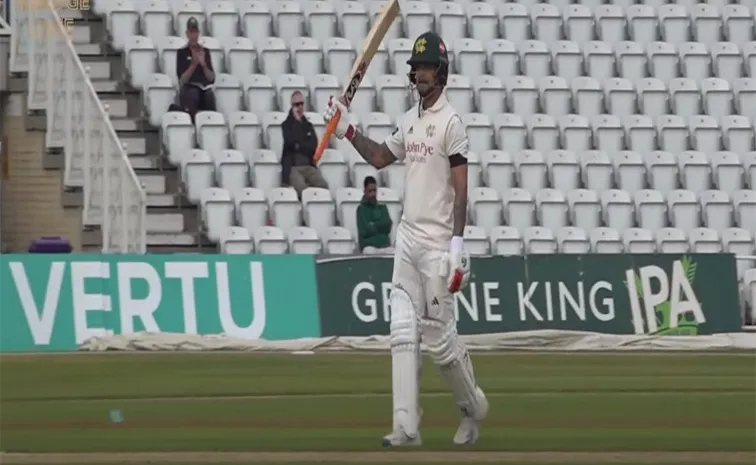 FIFTY FOR ISHAN KISHAN ON HIS COUNTY DEBUT