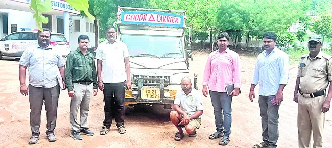 సన్న బియ్యం అక్రమ రవాణా