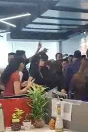 Days After Ahmedabad Plane Incident Air India Staff Dances In Office, Netizens Anger5