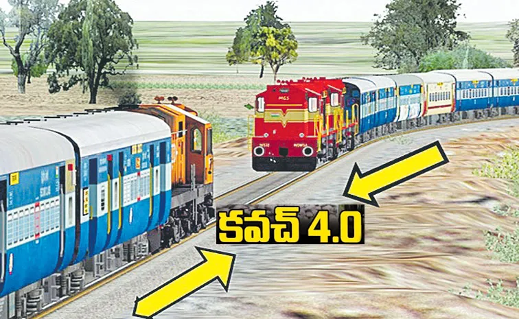 Kavach trial run south central railway details