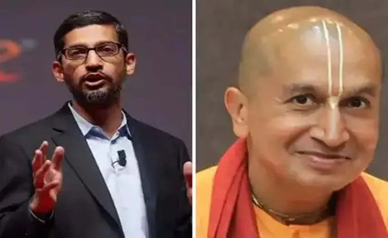 Sundar Pichai met his IIT batchmate monk who looked younger3