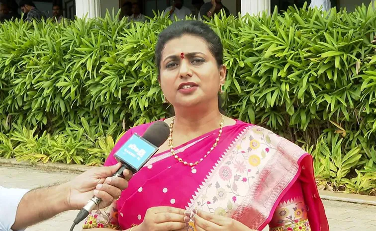 RK Roja Serious Comments On Pawan And Chandrababu