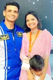 Indian astronaut Subhanshu Shukla's fairytale love story with his dentist wife.2