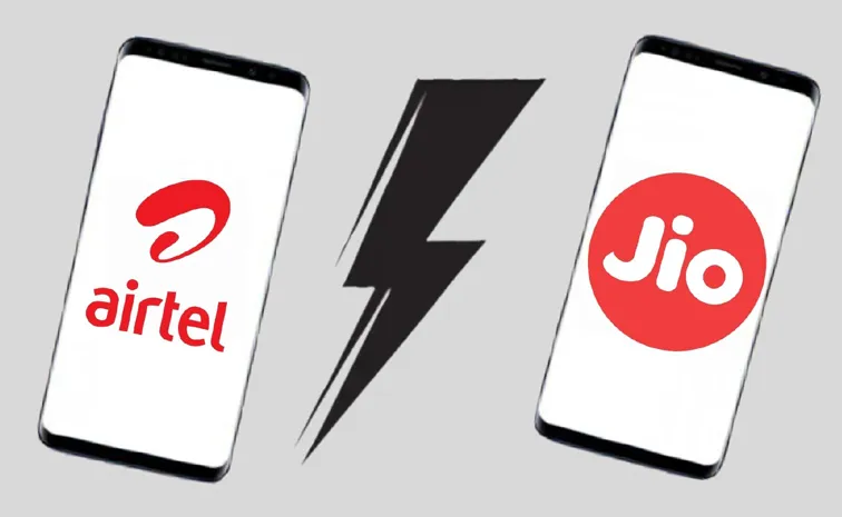 Jio and Airtel plans with 30 days validity check service and price