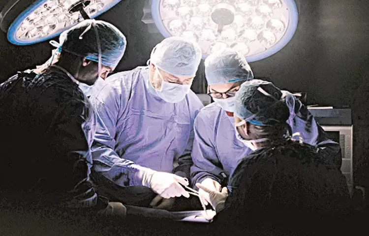 Doctors left towel in patient stomach