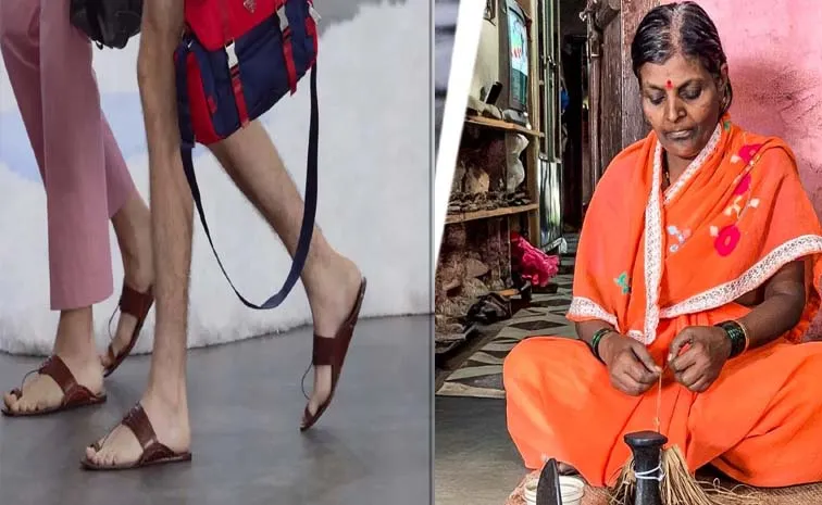 Indias iconic Kolhapuri sandals Italian luxury label made Rs 1 Lakh
