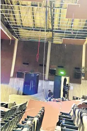 Mahabubabad Mukunda Theatre Slab Collapsed6