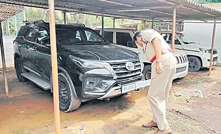 ys jagan bulletproof car rto checked officers