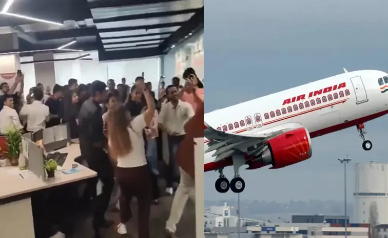Air India Office Party Days After Plane Crash Video Viral
