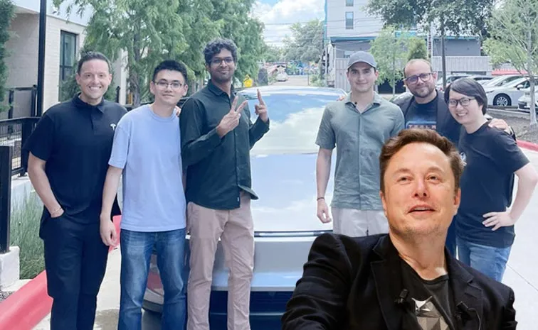 Musk Tesla first driverless Model Y Car delivery To Customer Home Details2