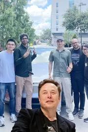 Musk Tesla first driverless Model Y Car delivery To Customer Home Details2