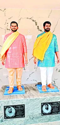కుమారులు దూరమై.. విగ్రహాల్లో కొలువై