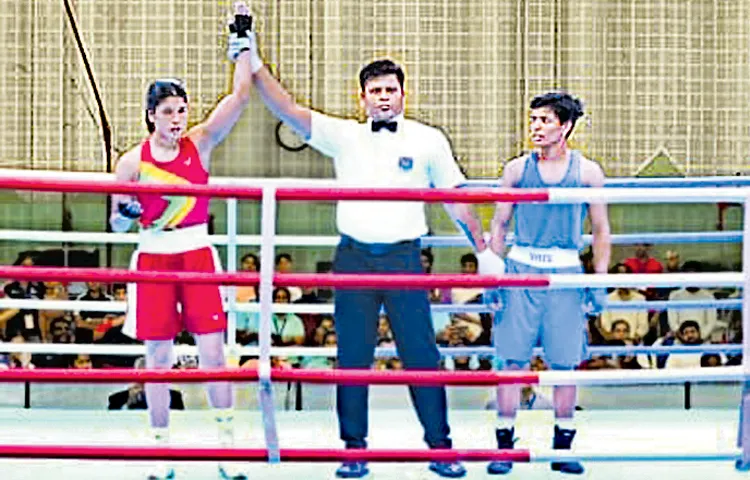Nikhat makes a good start in elite womens boxing tournament4