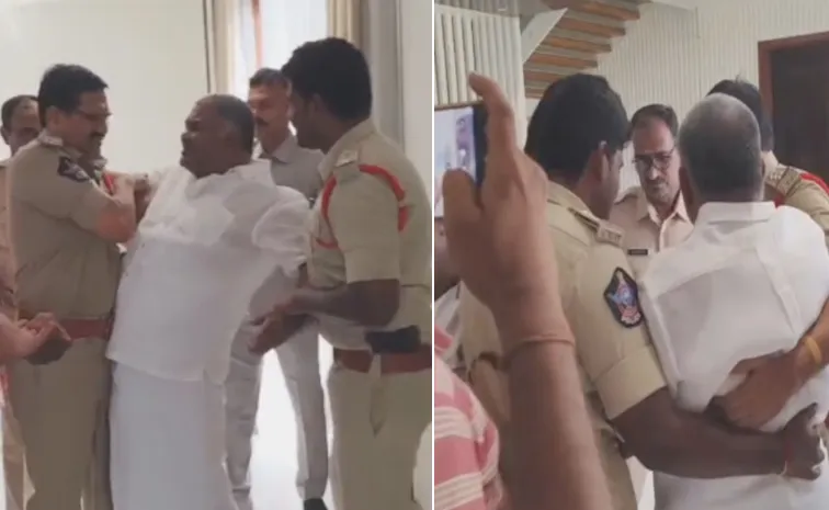 conspiracy theory against kethireddy pedda reddy,High Tension In Tadipatri