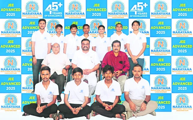 అడ్వాన్స్‌డ్‌లో నారాయణకు ర్యాంకుల పంట 