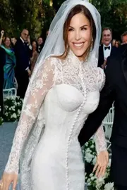 900 Hours 180 Buttons And A Space Trip: All About Lauren Sanchez Wedding Dress11