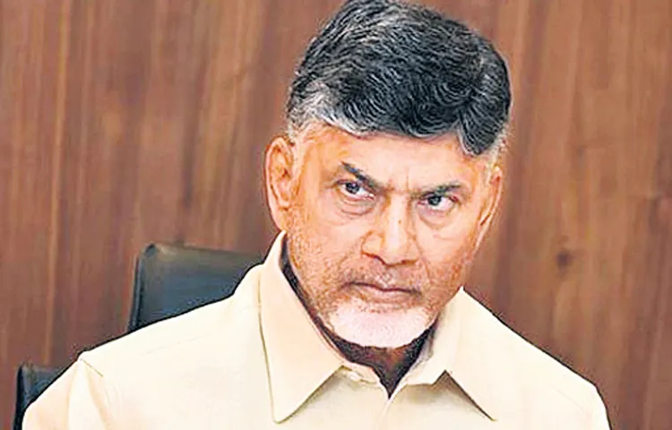 Chief Minister Chandrababu Naidu at TDP wide ranging meeting