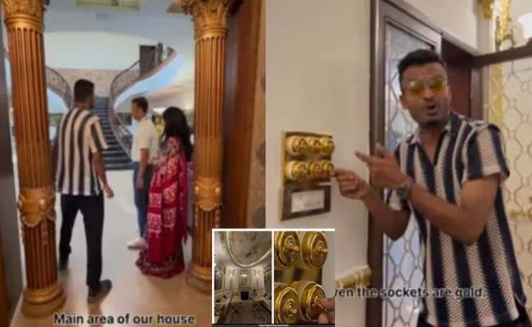 Viral Video: Indores Stunning Gold-Themed Mansion Goes Viral