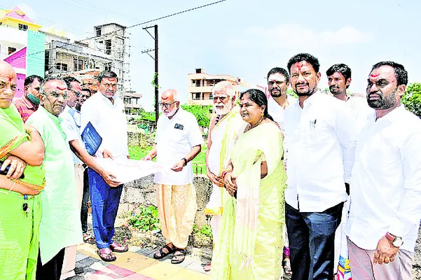 నేడు వేదపాఠశాల భవన నిర్మాణానికి శంకుస్థాపన