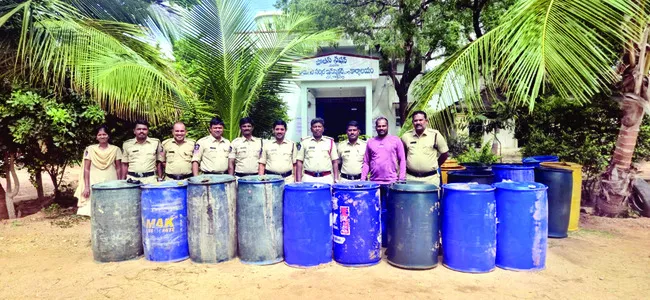 డీజిల్ అక్రమ డంప్ స్వాధీనం
