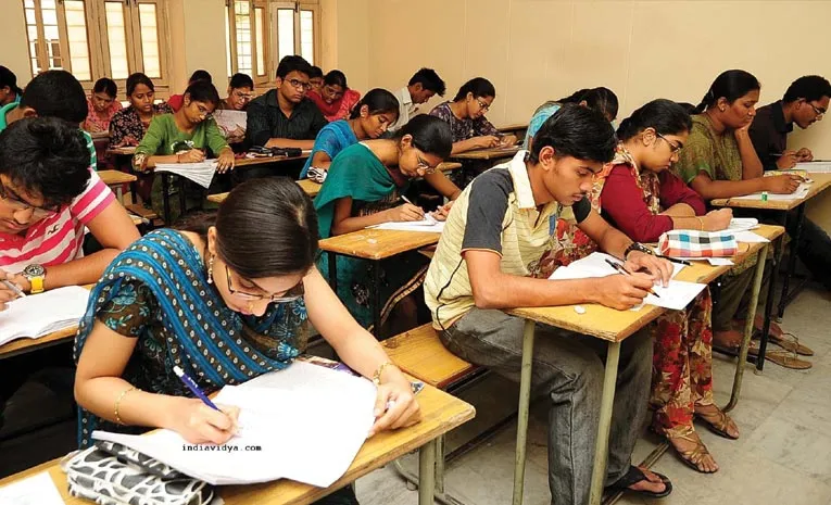 tenth class students return classroom exam fail