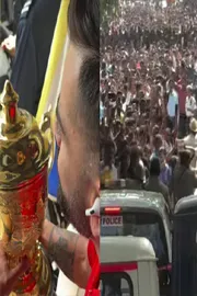 Grand Welcome For IPL 2025 Winner RCB In Bengaluru7