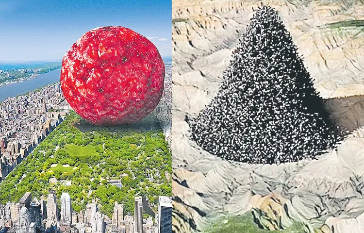 World population estimated as meatball in US Central Park1