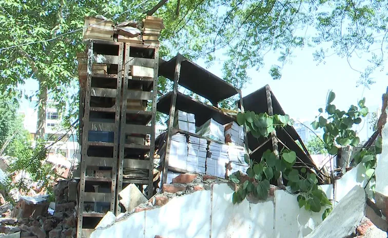 Demolition Of Vijayawada Satavahana College Buildings