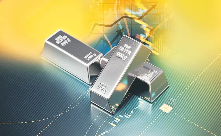 Silver price hits record of Rs 1. 04 lakh per kg in indian markets