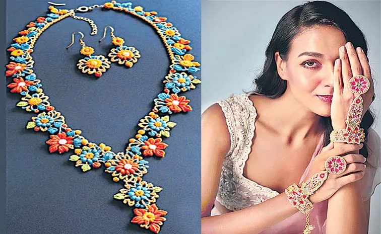 Fashion: Handmade Embroidery Necklace And Jewellery Ideas