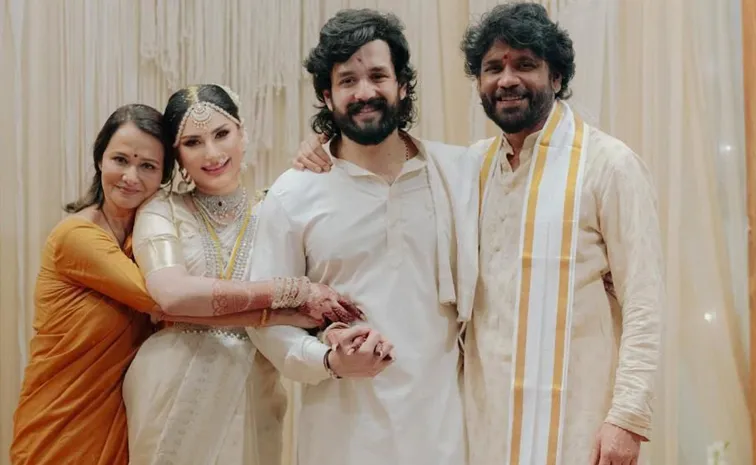 కుమారుడి పెళ్లి ఫోటోలు షేర్‌ చేసిన నాగార్జున