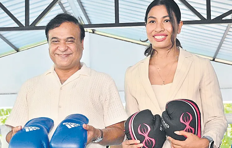 Boxing training at Lovelina Academy for Rs 500