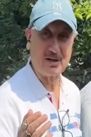 Anupam Kher Climbs Wall to Reach Prabhas Fauji Movie Set in Hyderabad12