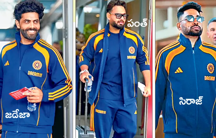 Team India arrives in England